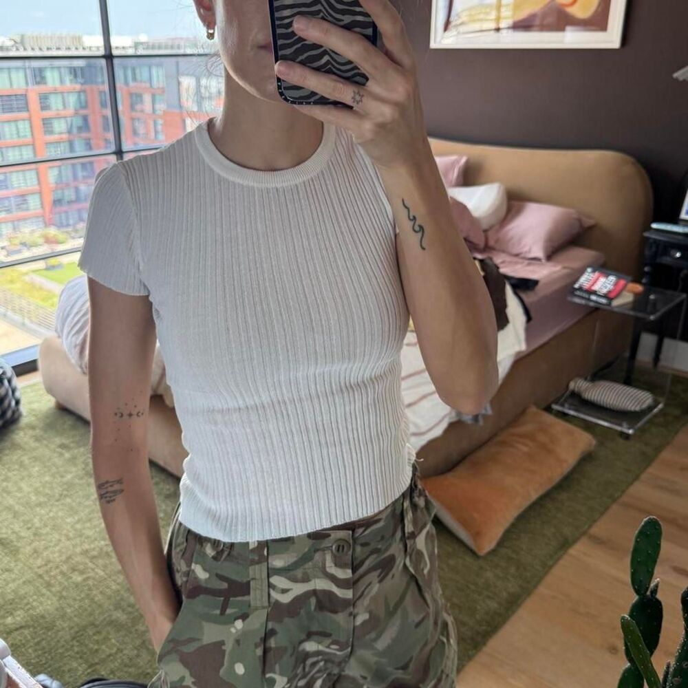 Dissh Women's White T-shirt